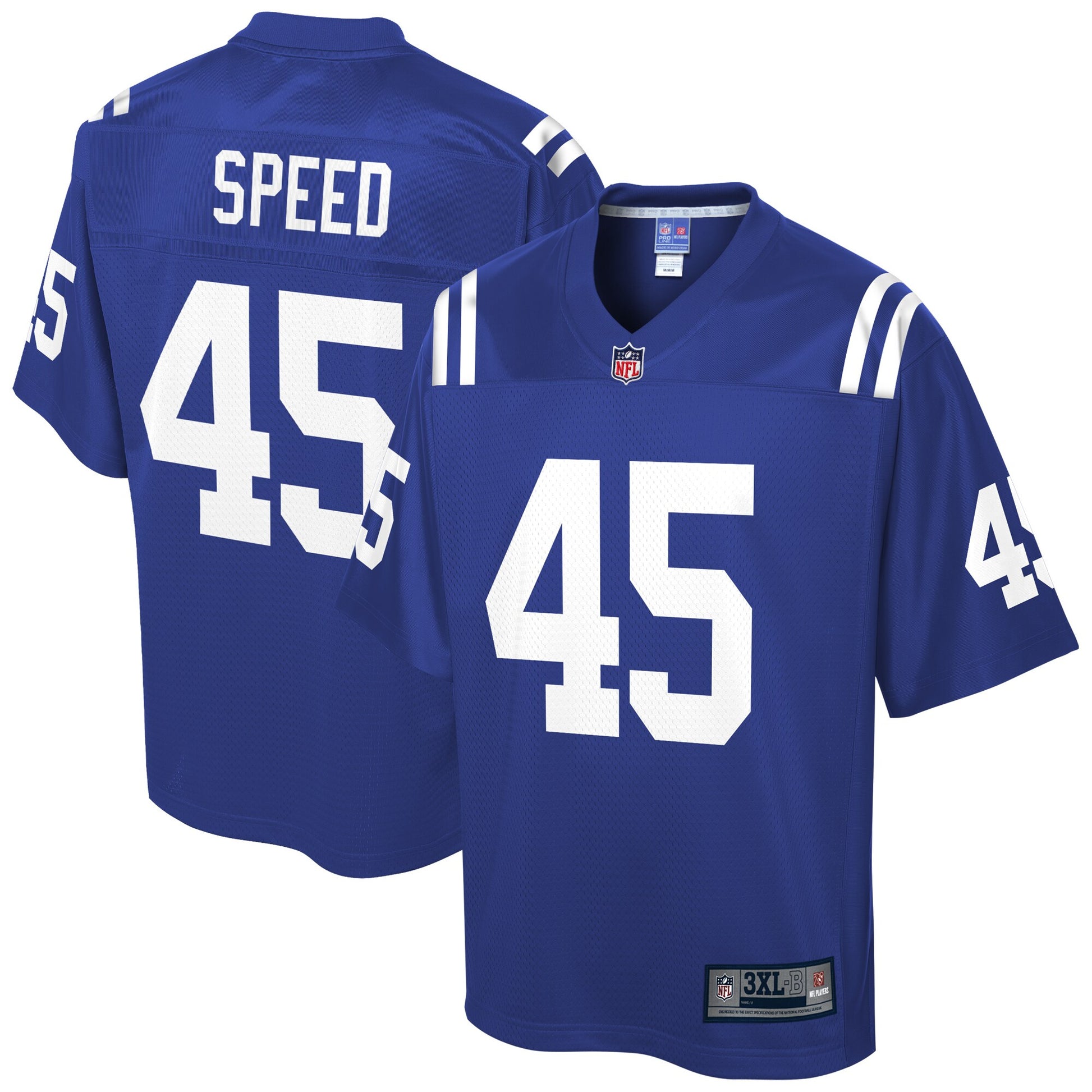 Indianapolis Colts Pro Line Big & Tall Royal Football Jersey product image