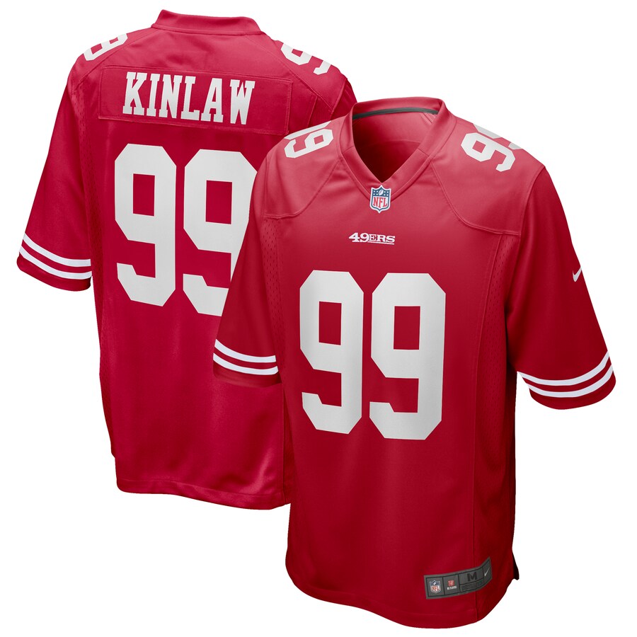 San Francisco 49ers Javon Kinlaw 1942 Game Scarlet Football Jersey product image