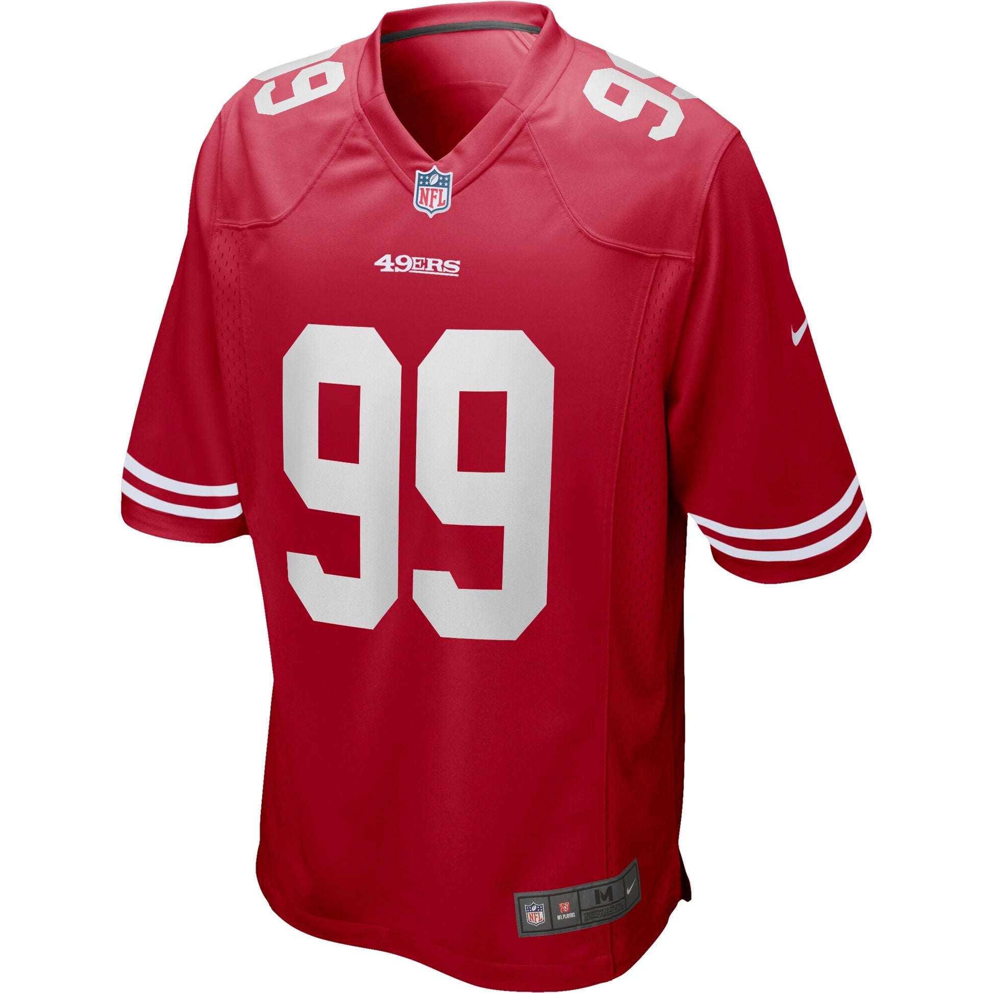 San Francisco 49ers Javon Kinlaw 1942 Game Scarlet Football Jersey product image
