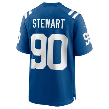 Indianapolis Colts Grover Stewart Game Royal Football Jersey product image