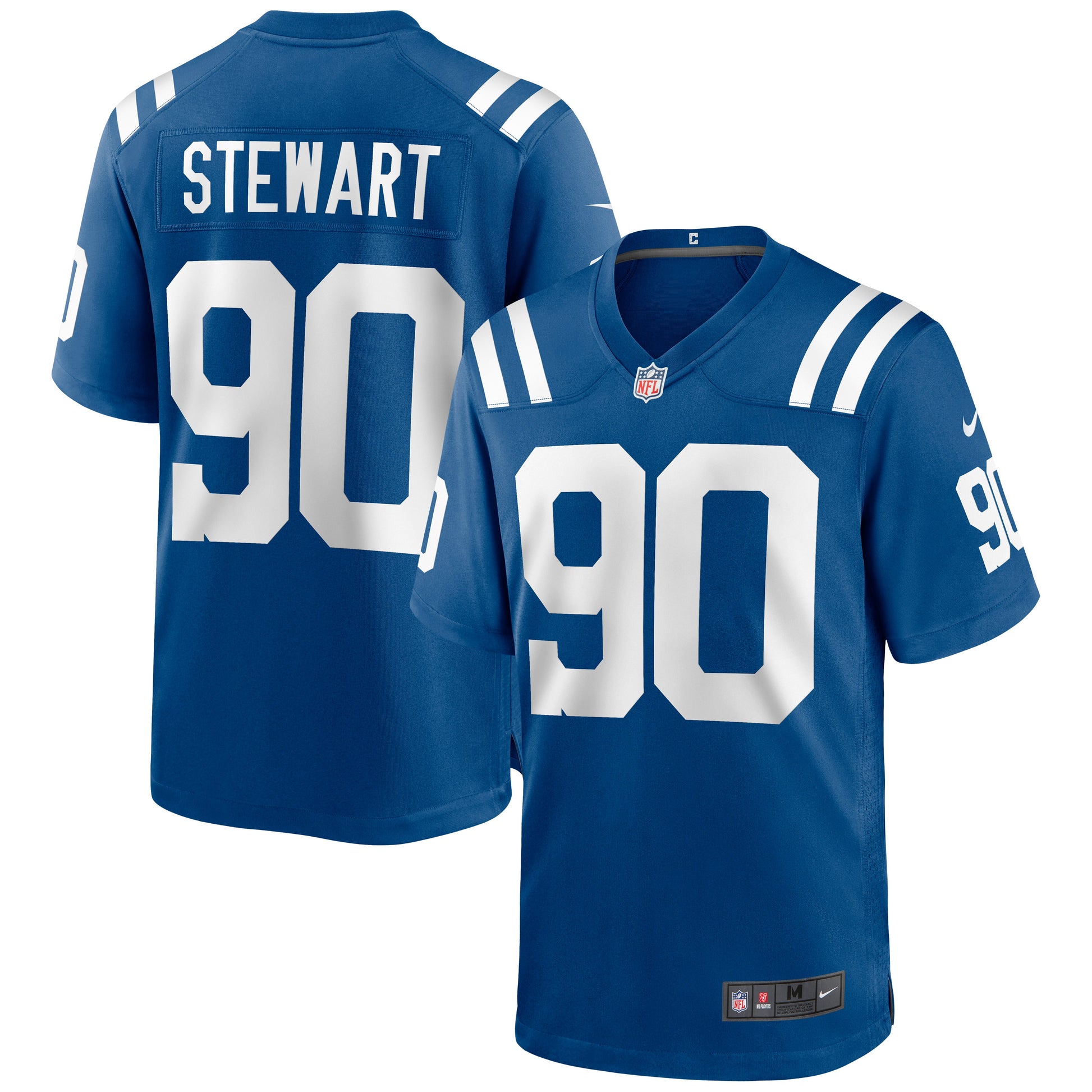 Indianapolis Colts Grover Stewart Game Royal Football Jersey product image