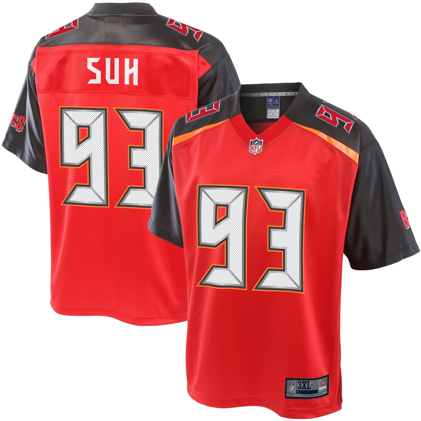 Tampa Bay Buccaneers Ndamukong Suh Pro Line Big & Tall Red Football Jersey product image