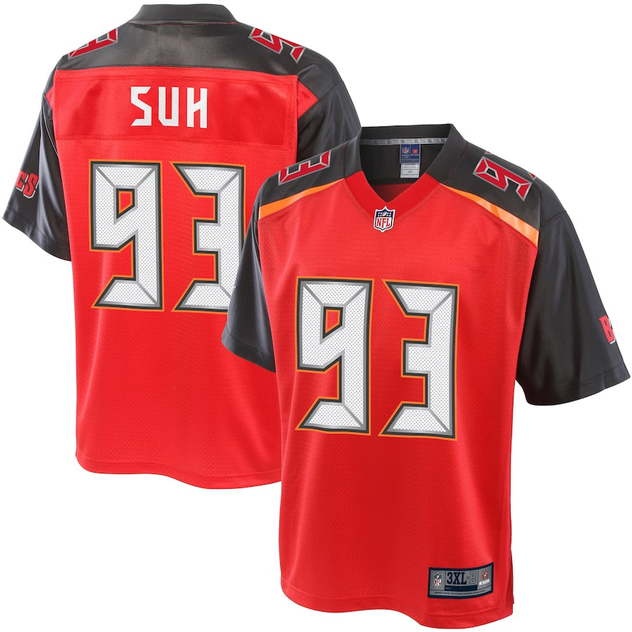 Tampa Bay Buccaneers Ndamukong Suh Pro Line Big & Tall Red Football Jersey product image
