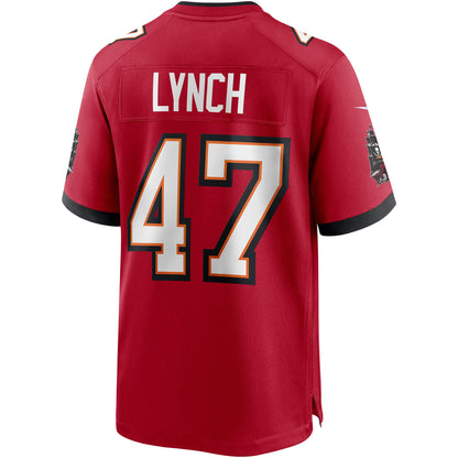 Tampa Bay Buccaneers John Lynch Game Red Football Jersey product image
