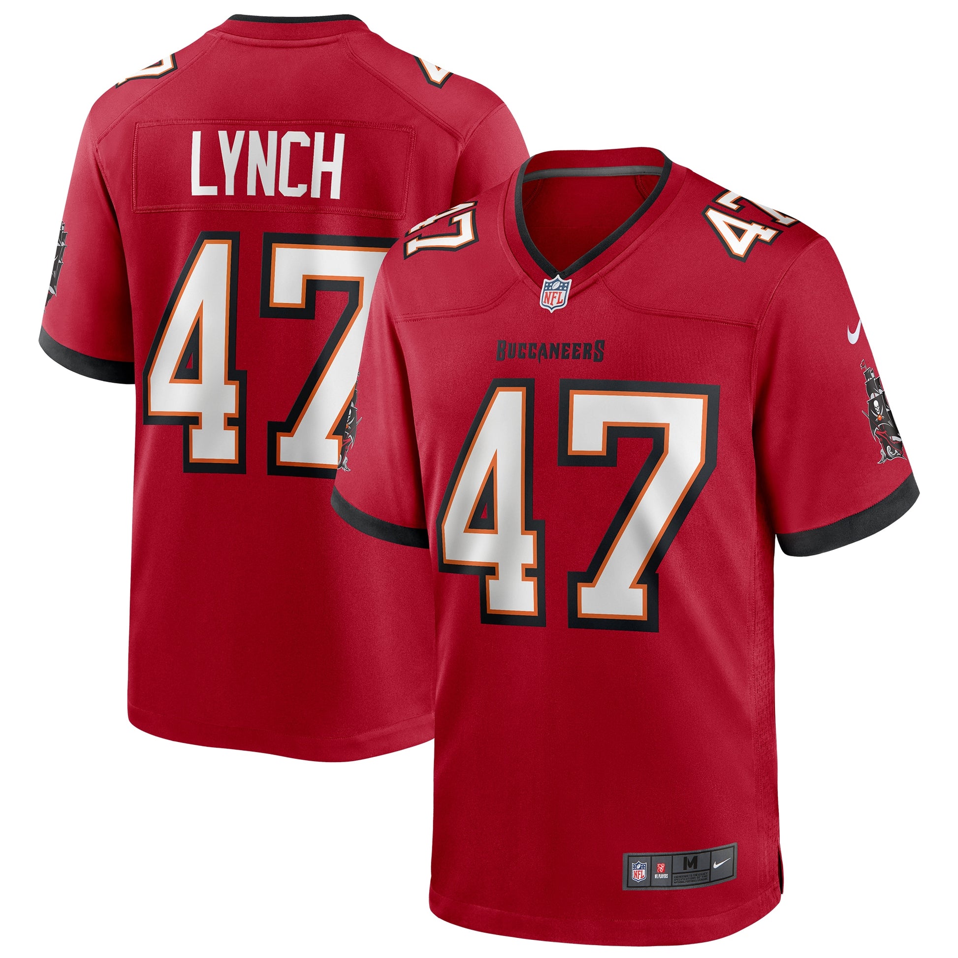 Tampa Bay Buccaneers John Lynch Game Red Football Jersey product image