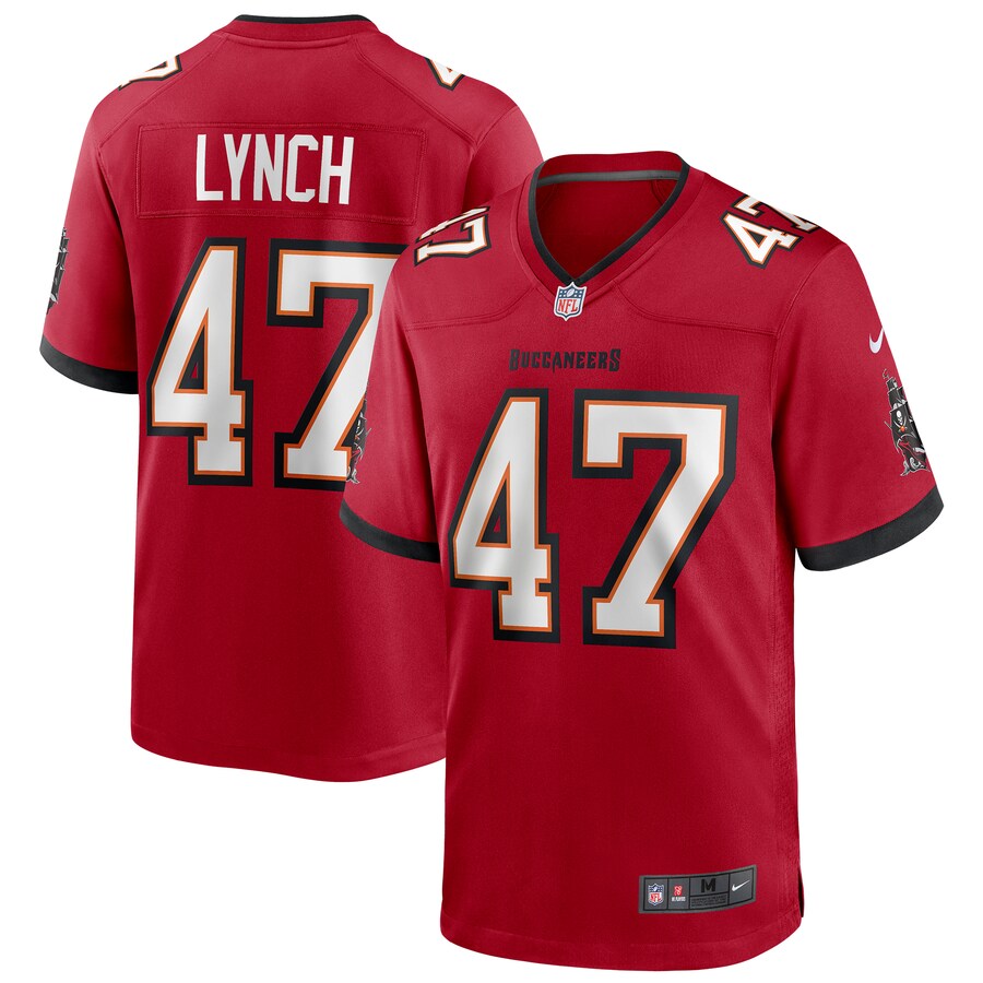 Tampa Bay Buccaneers John Lynch Game Red Football Jersey product image