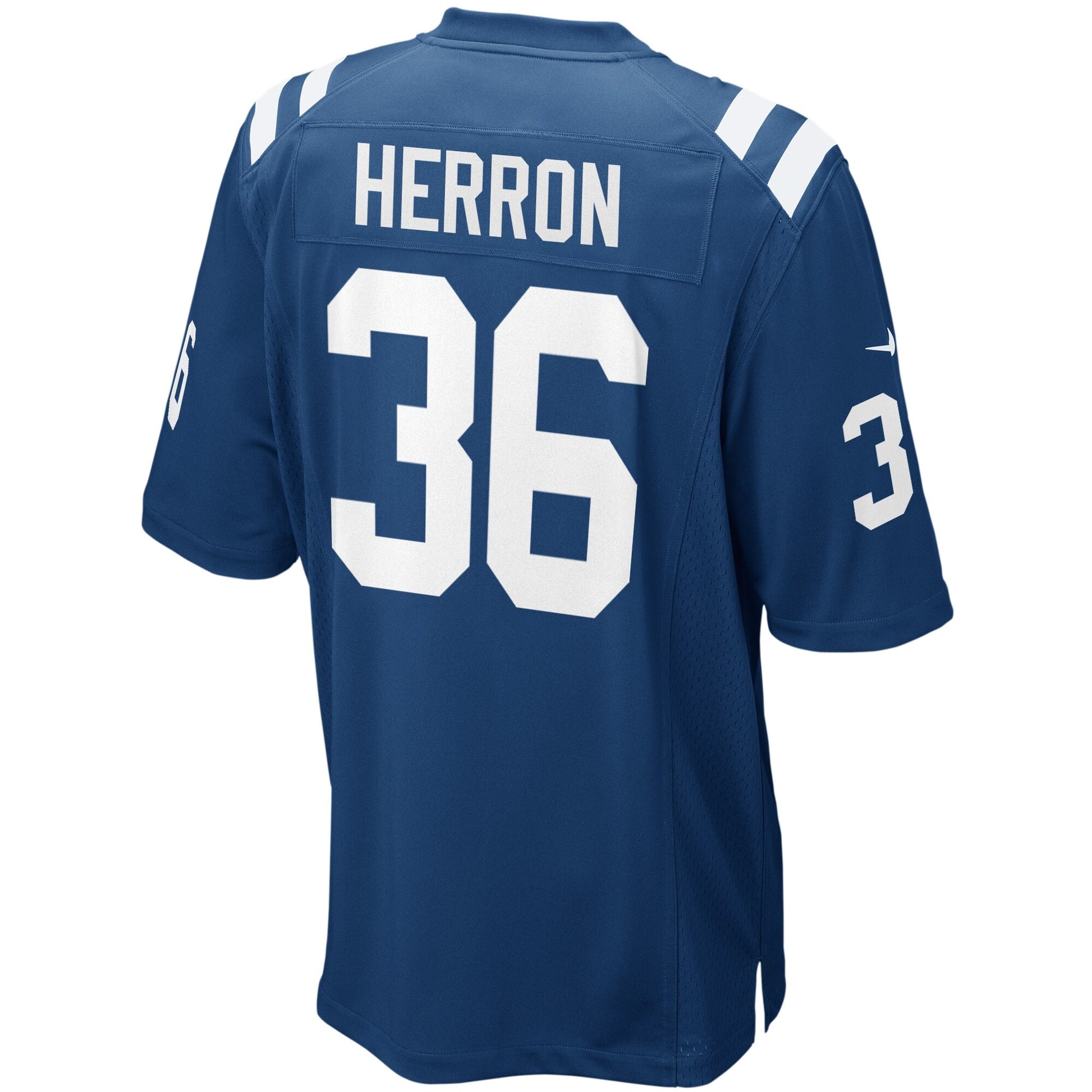 Indianapolis Colts Dan Herron Game Royal Football Jersey product image