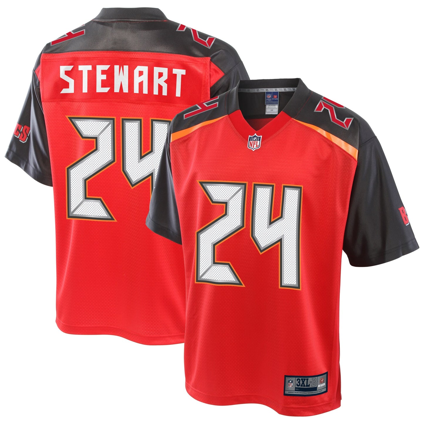 Tampa Bay Buccaneers Darian Stewart Pro Line Big & Tall Red Football Jersey product image