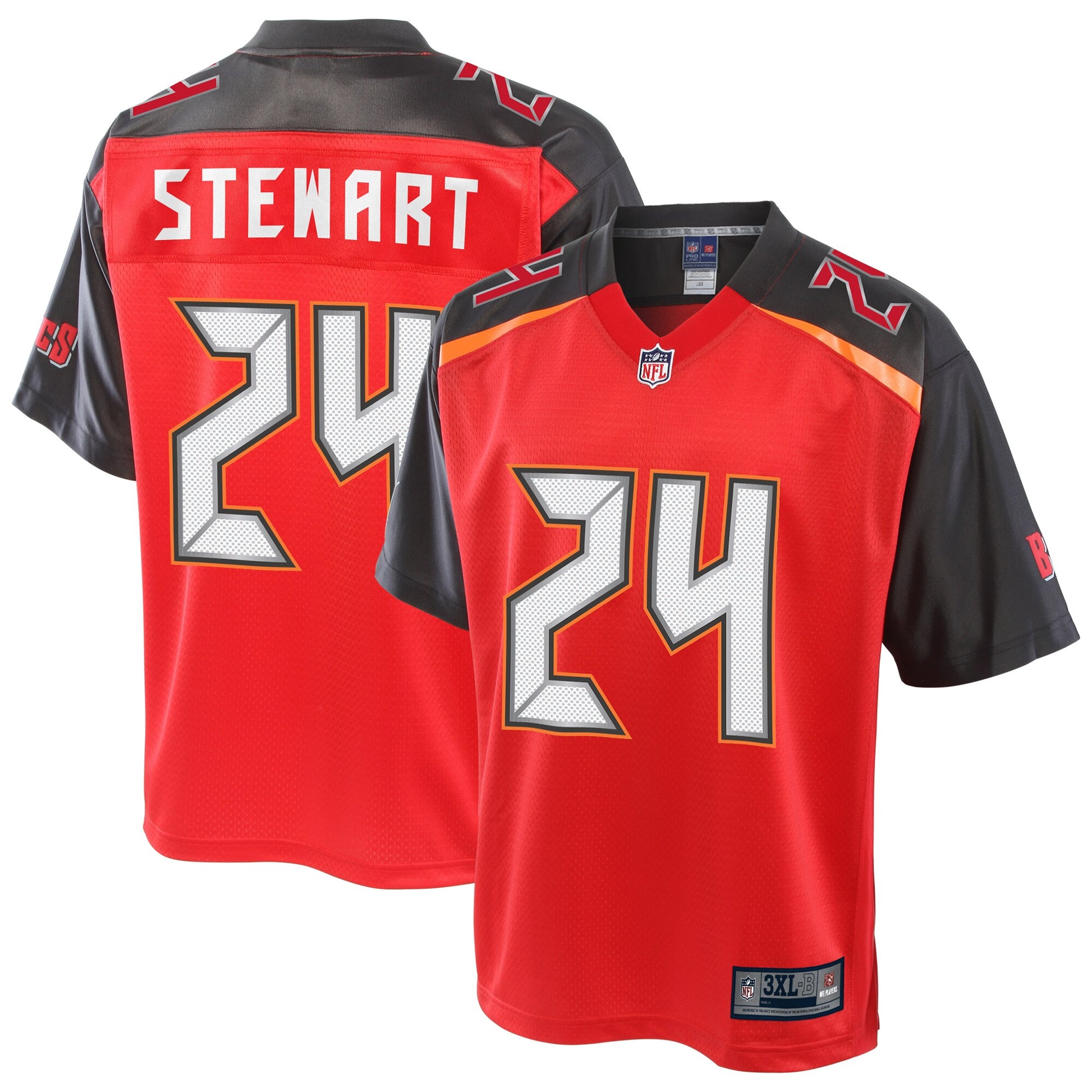 Tampa Bay Buccaneers Darian Stewart Pro Line Big & Tall Red Football Jersey product image