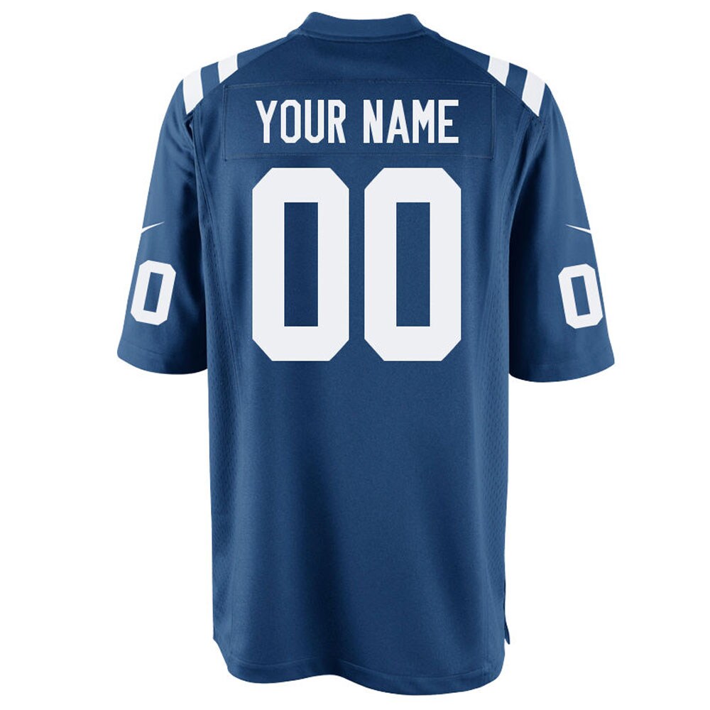 Indianapolis Colts Royal Custom Game Royal Football Jersey product image