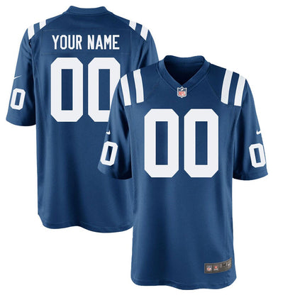 Indianapolis Colts Royal Custom Game Royal Football Jersey product image