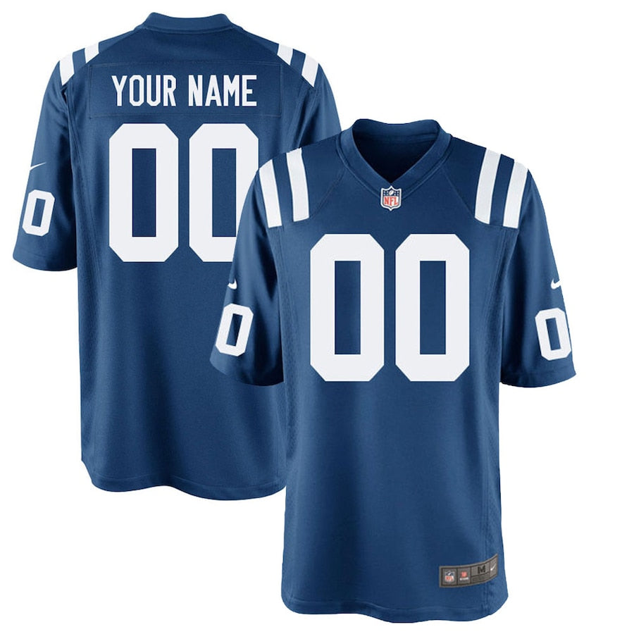 Indianapolis Colts Royal Custom Game Royal Football Jersey product image