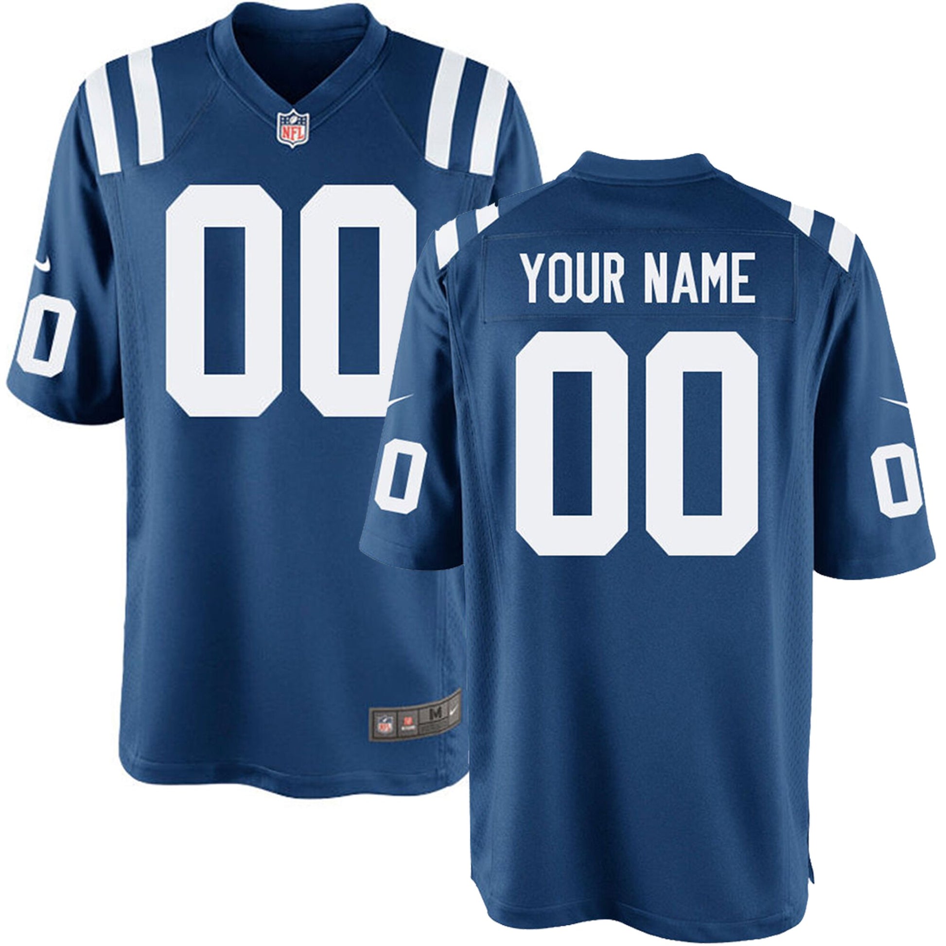 Indianapolis Colts Royal Custom Game Royal Football Jersey product image