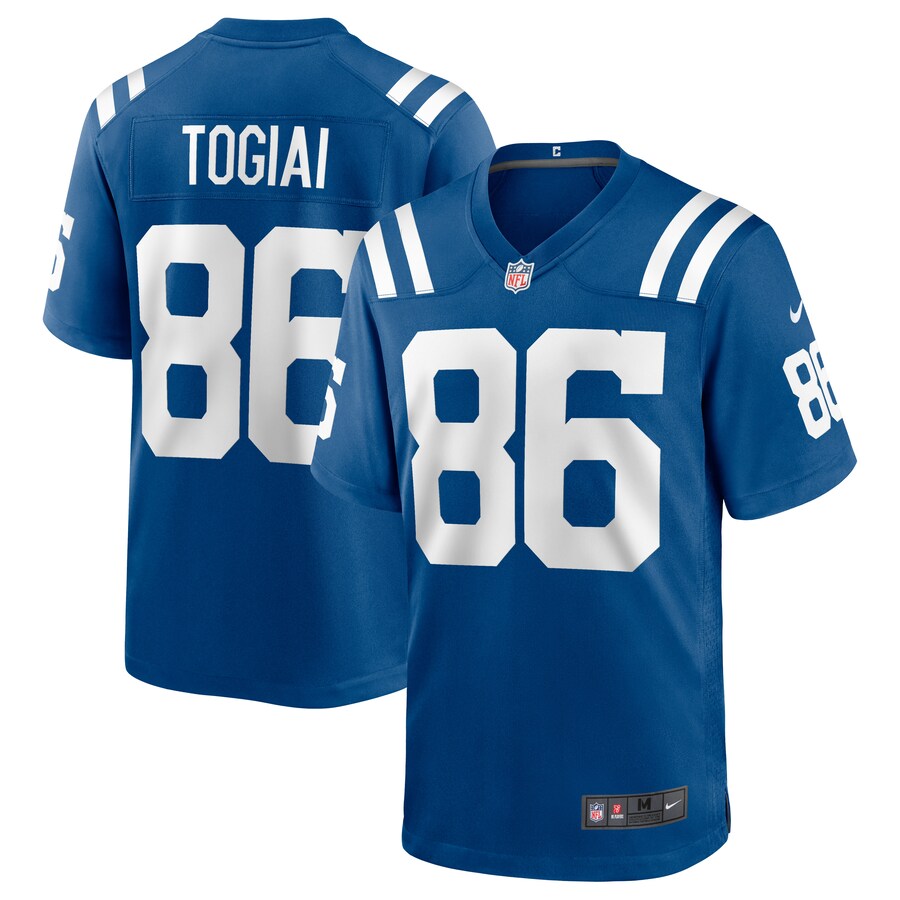 Indianapolis Colts Noah Togiai Game Royal Football Jersey product image