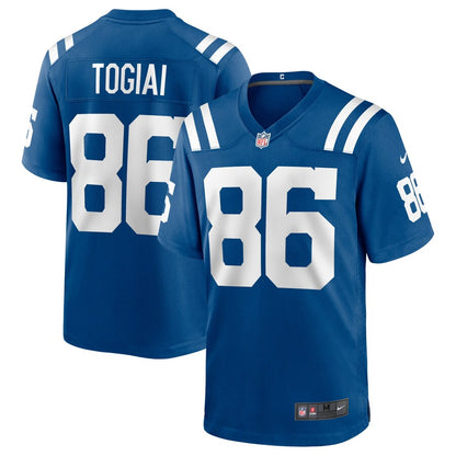 Indianapolis Colts Noah Togiai Game Royal Football Jersey product image