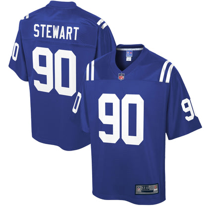Indianapolis Colts Grover Stewart Pro Line Big & Tall Royal Football Jersey product image