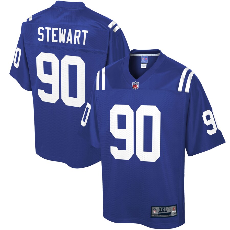 Indianapolis Colts Grover Stewart Pro Line Big & Tall Royal Football Jersey product image