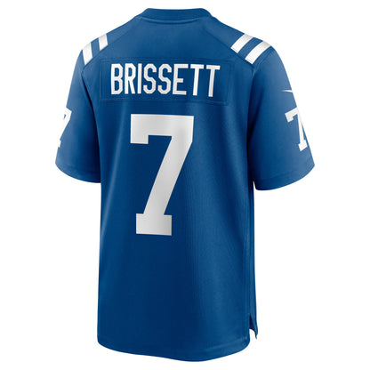 Indianapolis Colts Jacoby Brissett Game Royal Football Jersey product image