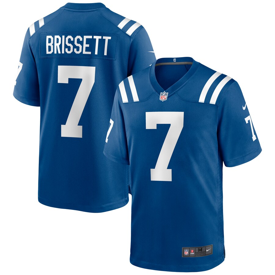 Indianapolis Colts Jacoby Brissett Game Royal Football Jersey product image