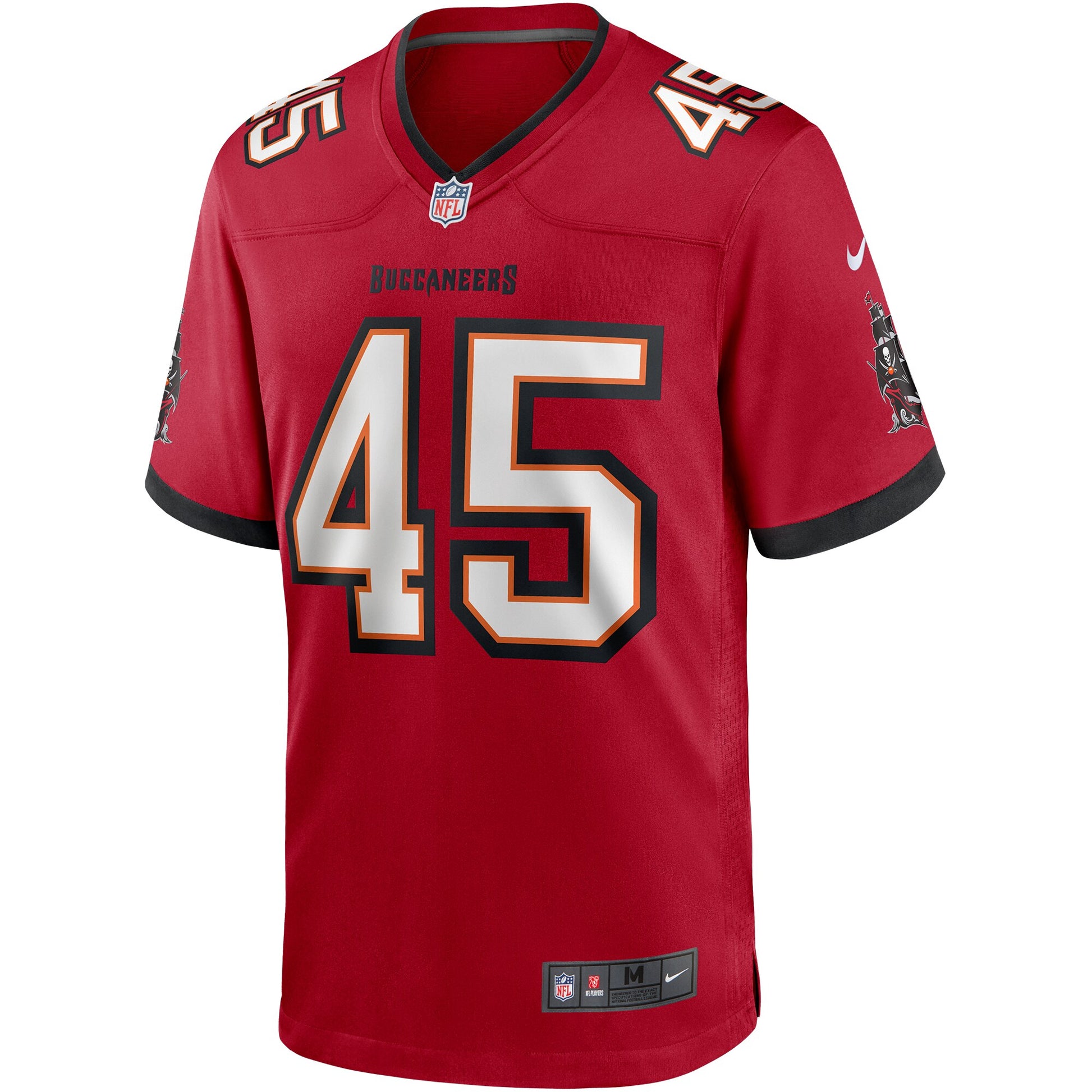 Tampa Bay Buccaneers Devin Team Game White Football Jersey product image
