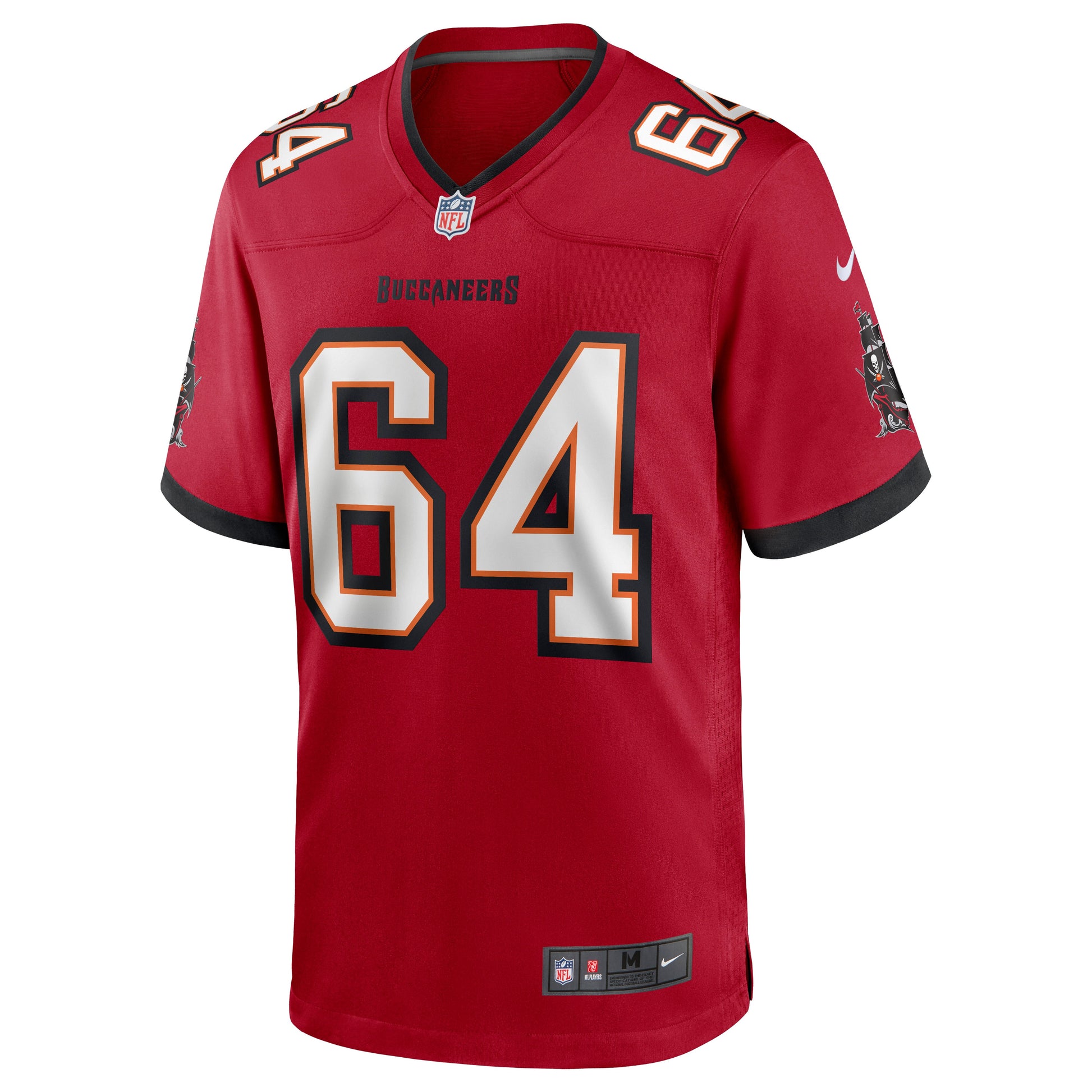 Tampa Bay Buccaneers Aaron Stinnie Game Red Football Jersey product image