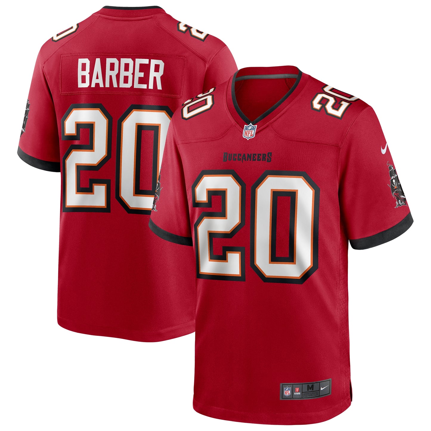 Tampa Bay Buccaneers Ronde Barber Game Red Football Jersey product image