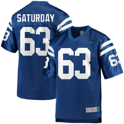 Indianapolis Colts Jeff Saturday Pro Line Royal Football Jersey product image