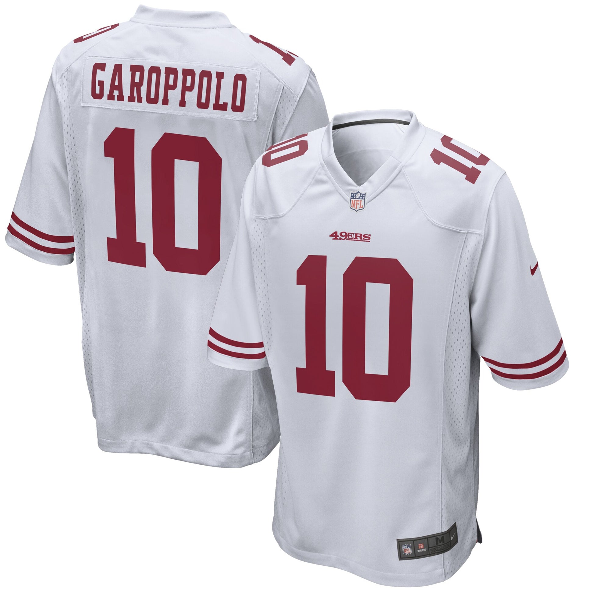 San Francisco 49ers Jimmy Garoppolo 1933 Game White Football Jersey product image