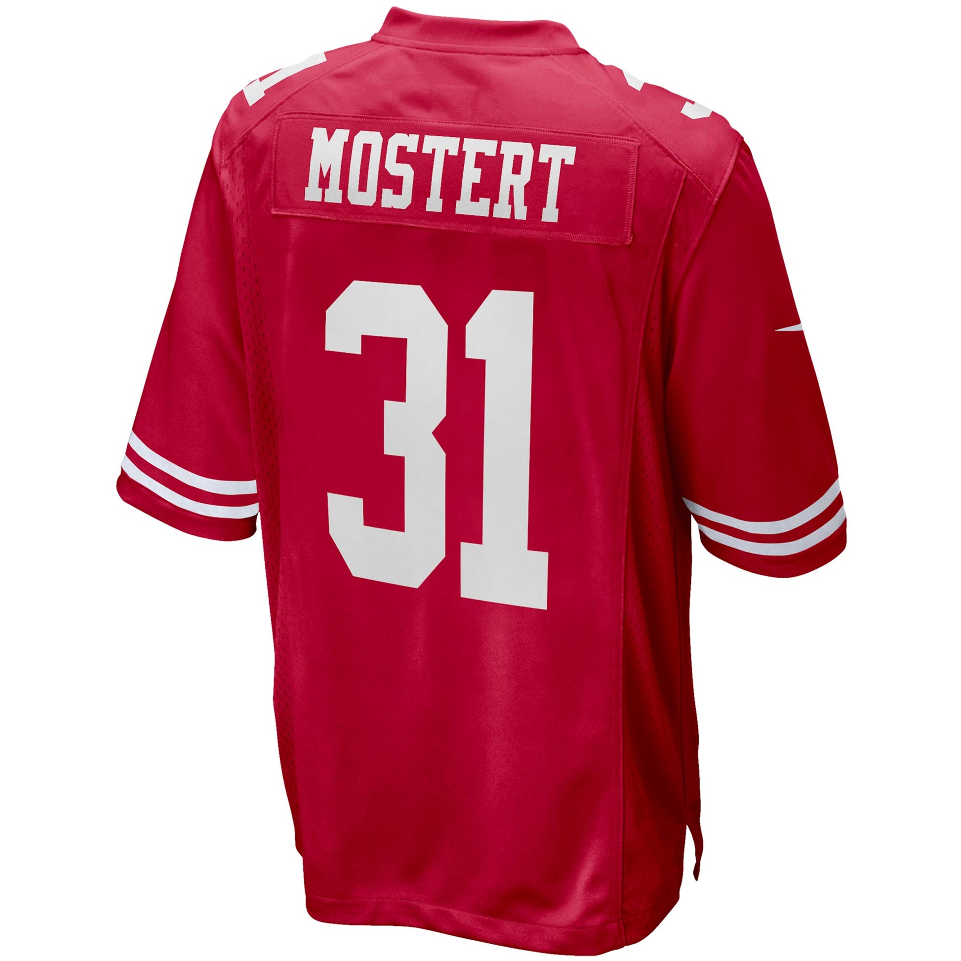 San Francisco 49ers Raheem Mostert 1919 Game Scarlet Football Jersey product image