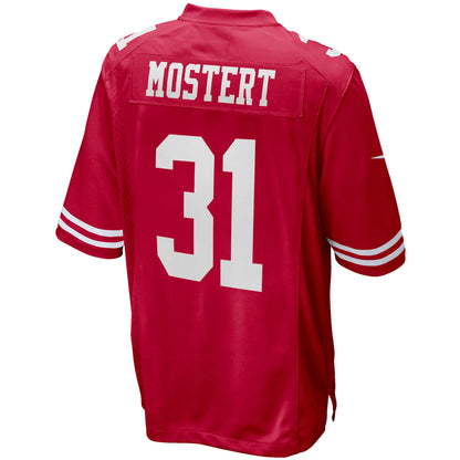 San Francisco 49ers Raheem Mostert 1919 Game Scarlet Football Jersey product image