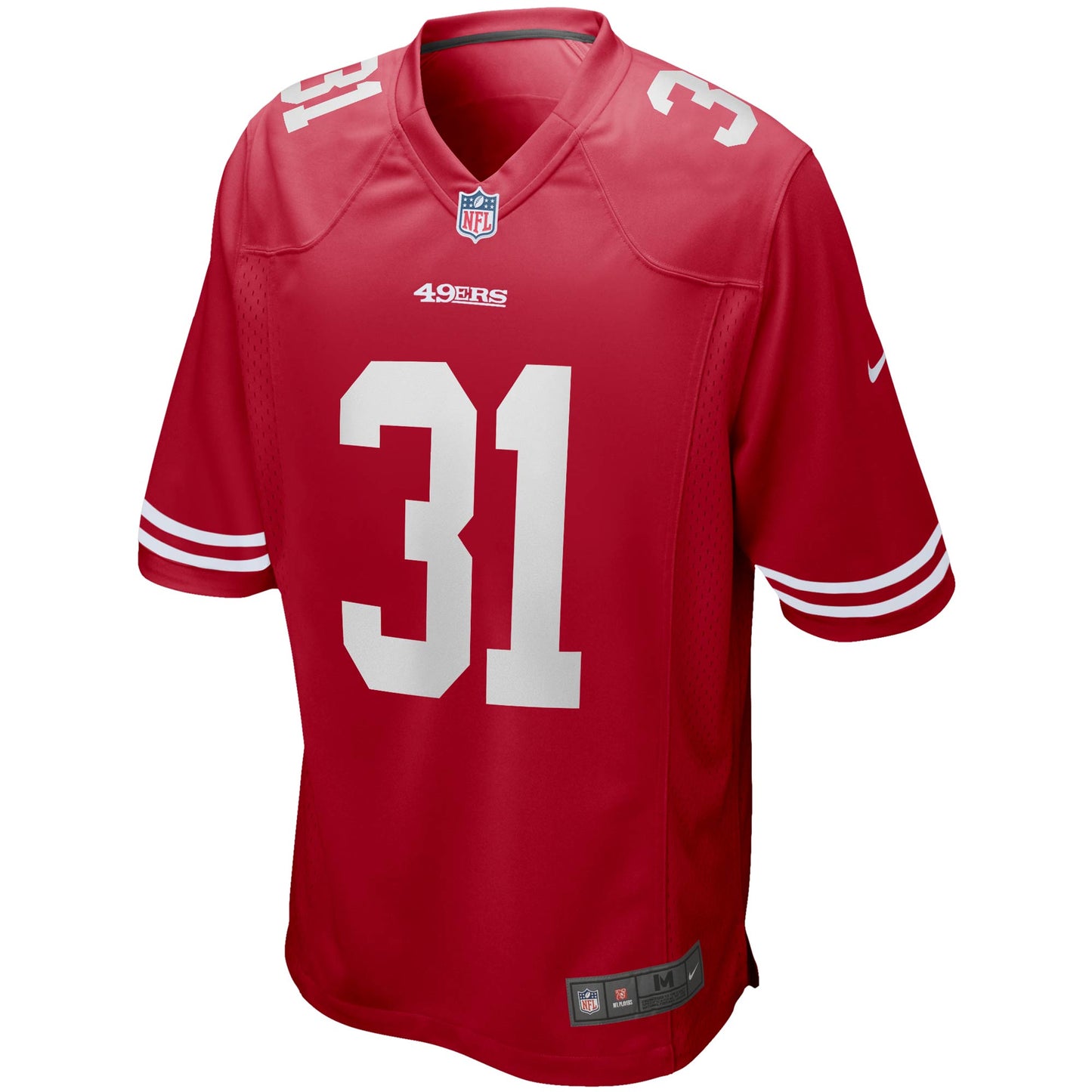 San Francisco 49ers Raheem Mostert 1919 Game Scarlet Football Jersey product image