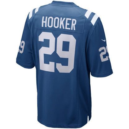 Indianapolis Colts Malik Hooker Game Royal Football Jersey product image