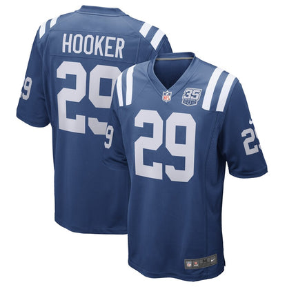 Indianapolis Colts Malik Hooker Game Royal Football Jersey product image