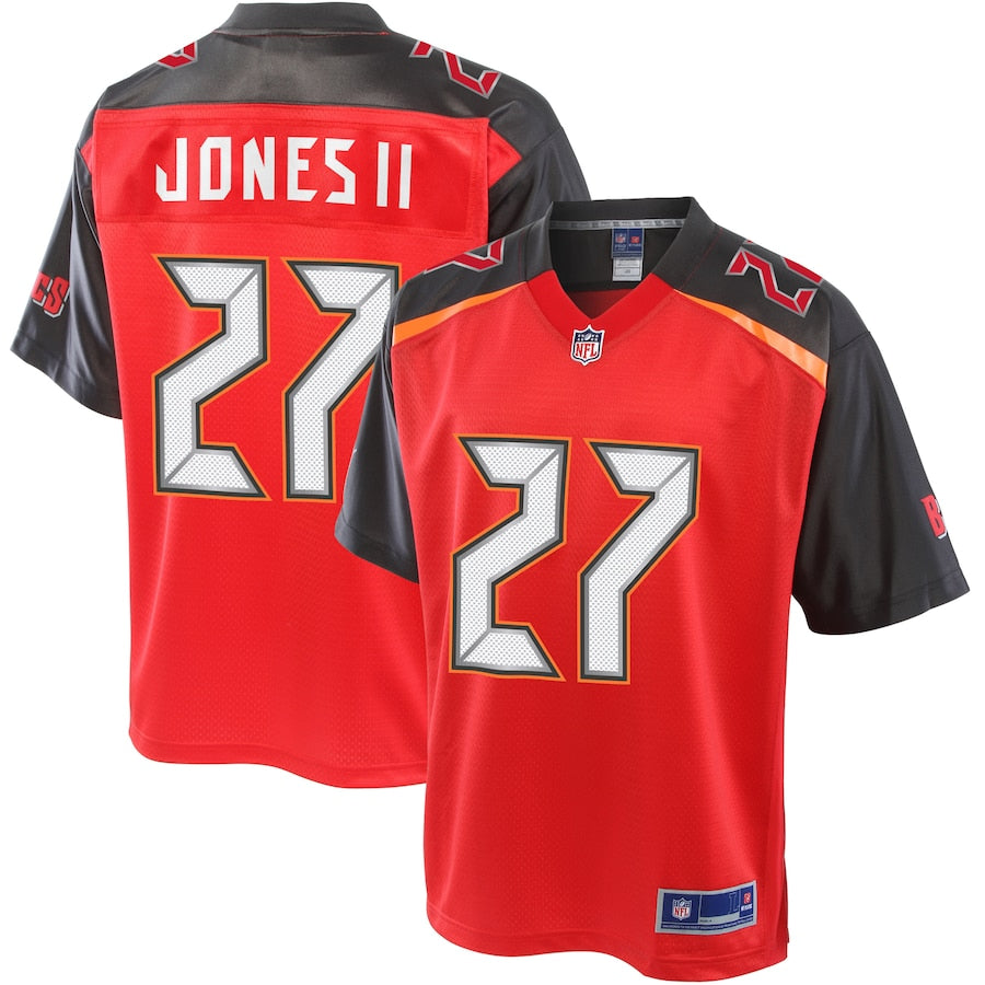 Tampa Bay Buccaneers Ronald Jones Pro Line Big & Tall Red Football Jersey product image