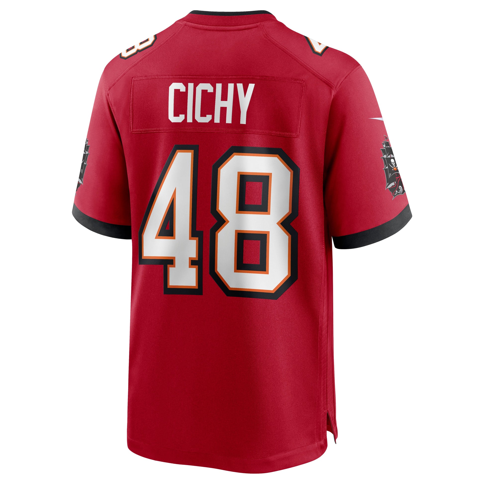 Tampa Bay Buccaneers Jack Cichy Game Red Football Jersey product image