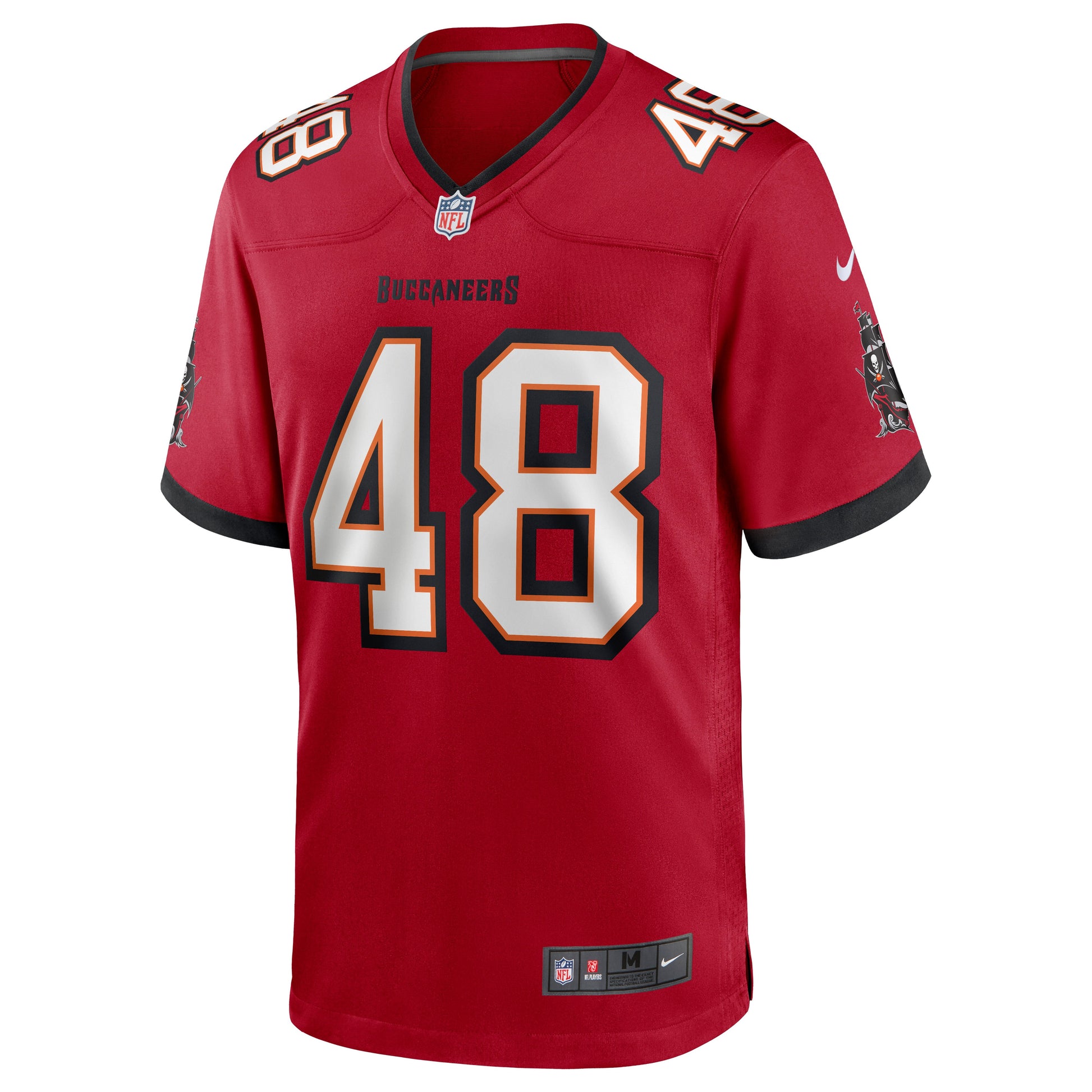 Tampa Bay Buccaneers Jack Cichy Game Red Football Jersey product image