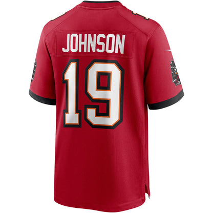 Tampa Bay Buccaneers Keyshawn Johnson Game Red Football Jersey product image