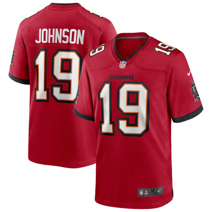 Tampa Bay Buccaneers Keyshawn Johnson Game Red Football Jersey product image