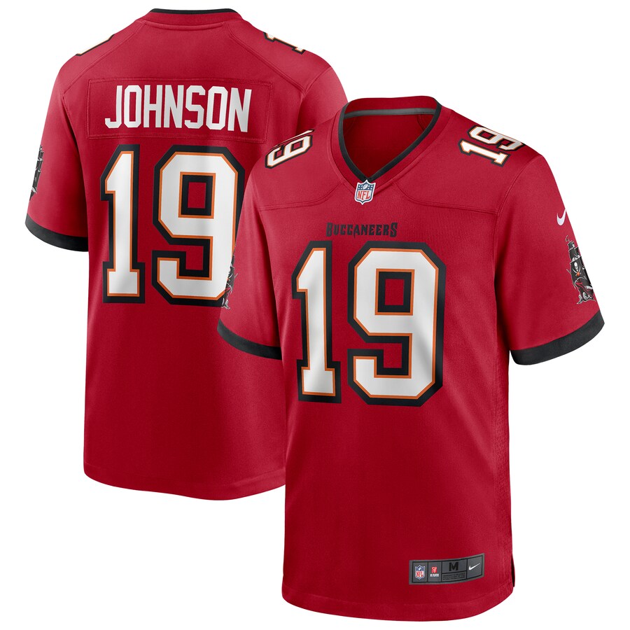 Tampa Bay Buccaneers Keyshawn Johnson Game Red Football Jersey product image