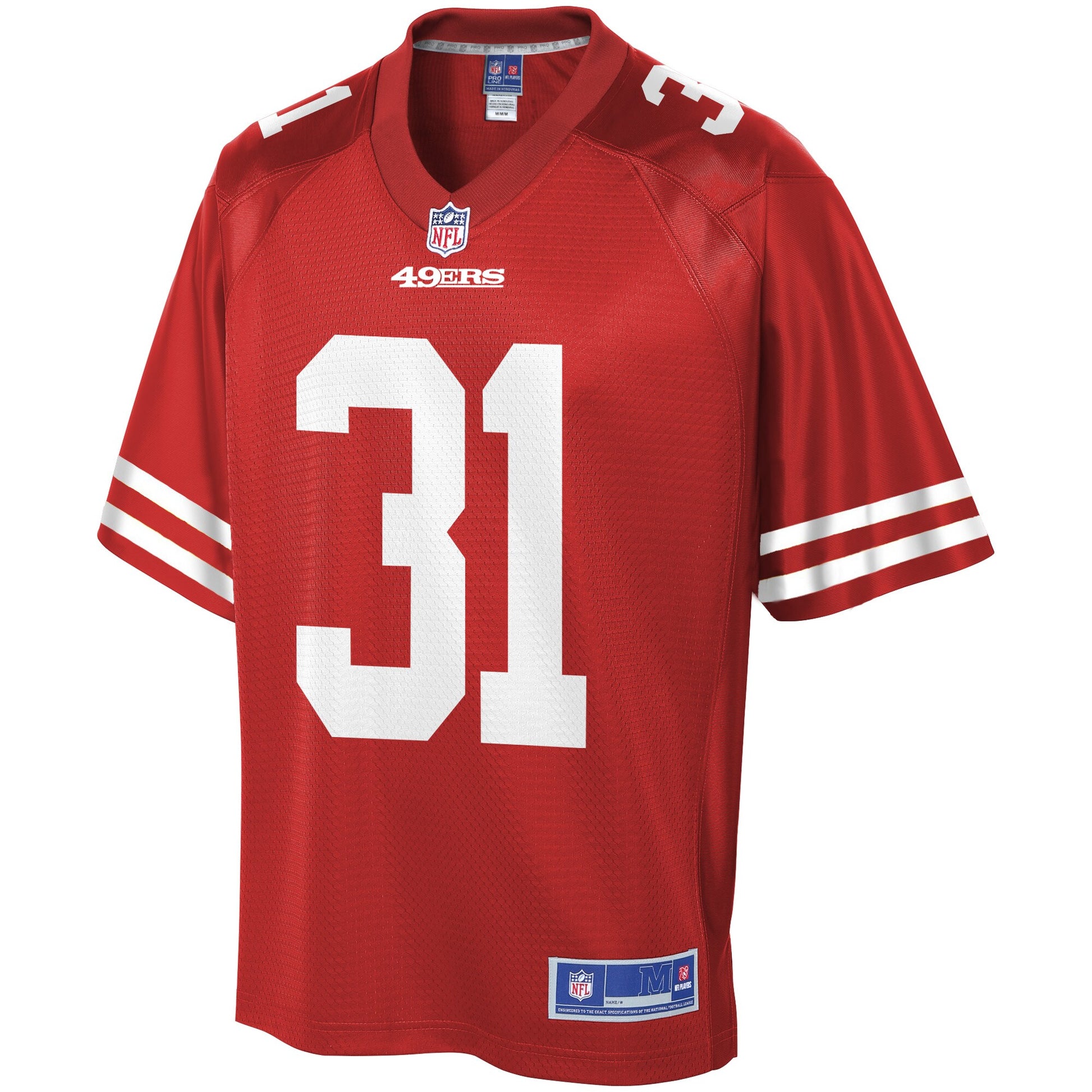 San Francisco 49ers Raheem Mostert 1956 Pro Line Scarlet Football Jersey product image