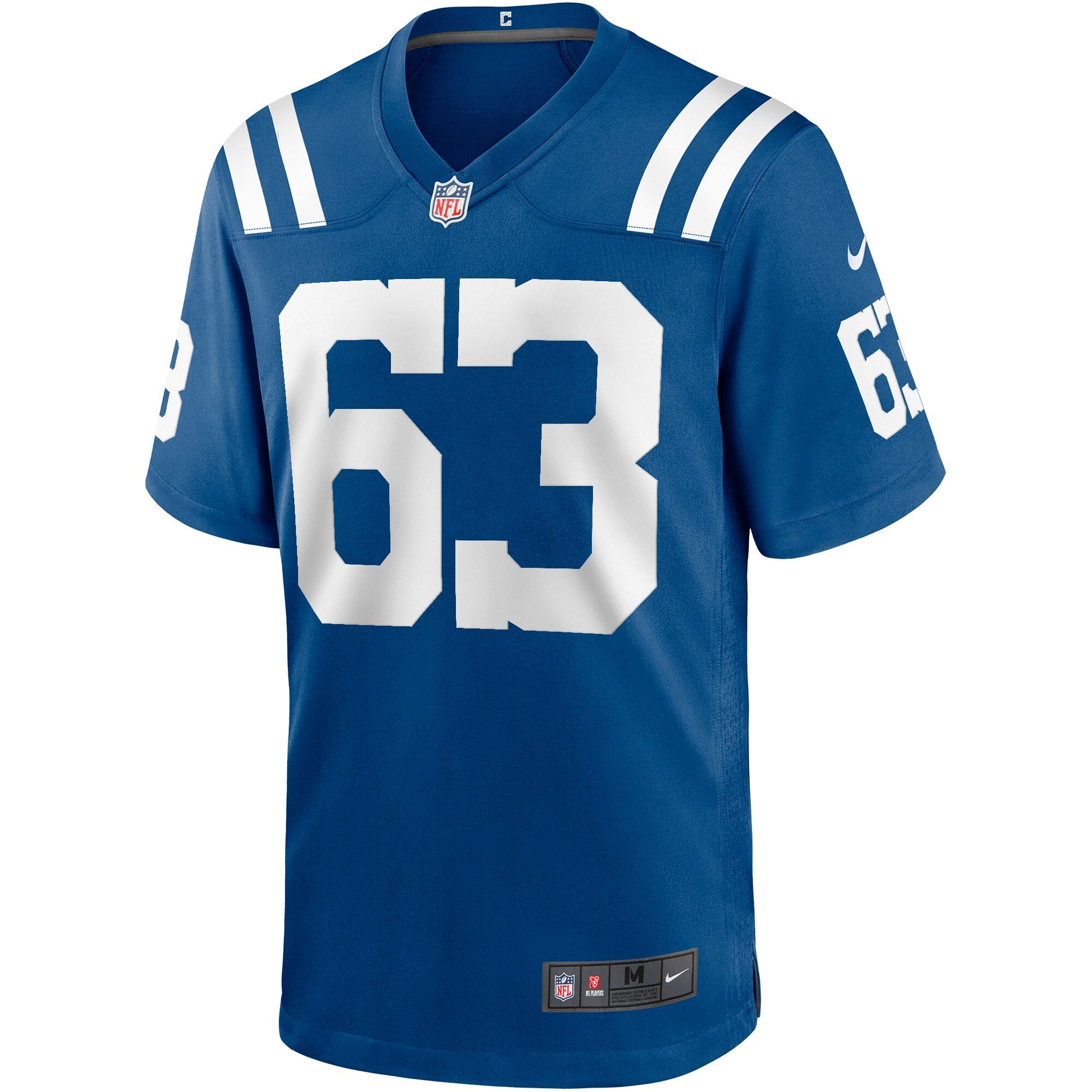 Indianapolis Colts Jeff Saturday Game Royal Football Jersey product image