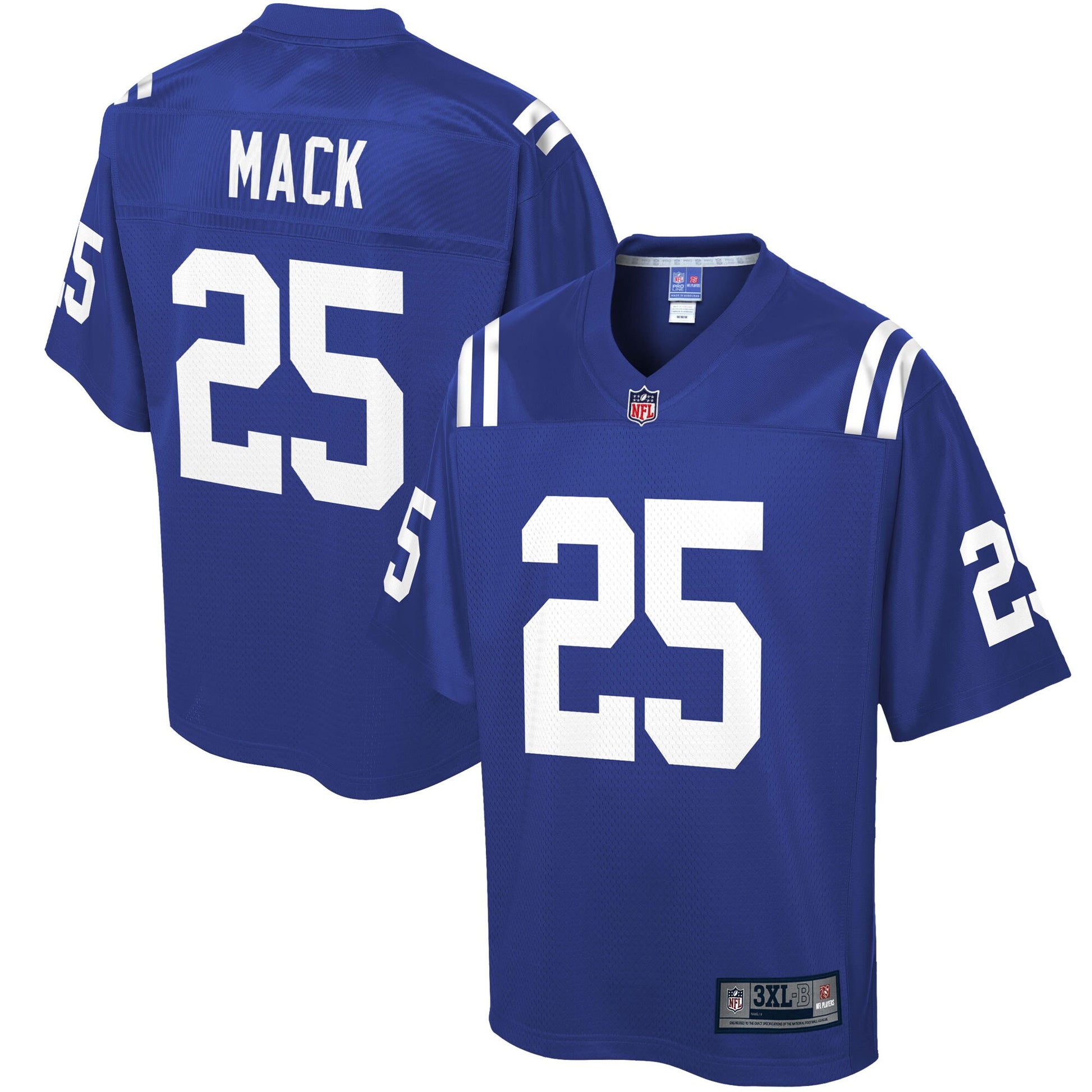 Indianapolis Colts Marlon Mack Pro Line Big & Tall Royal Football Jersey product image