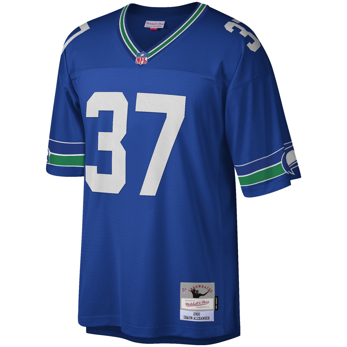 Seattle Seahawks Shaun Alexander 2000 1990 Legacy Royal Football Jersey product image