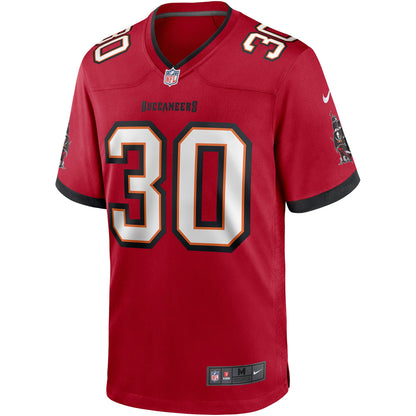 Tampa Bay Buccaneers Ke'shawn Vaughn Game Red Football Jersey product image
