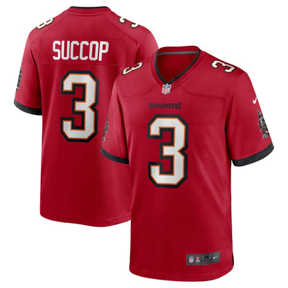 Tampa Bay Buccaneers Ryan Succop Team Game Red Football Jersey product image