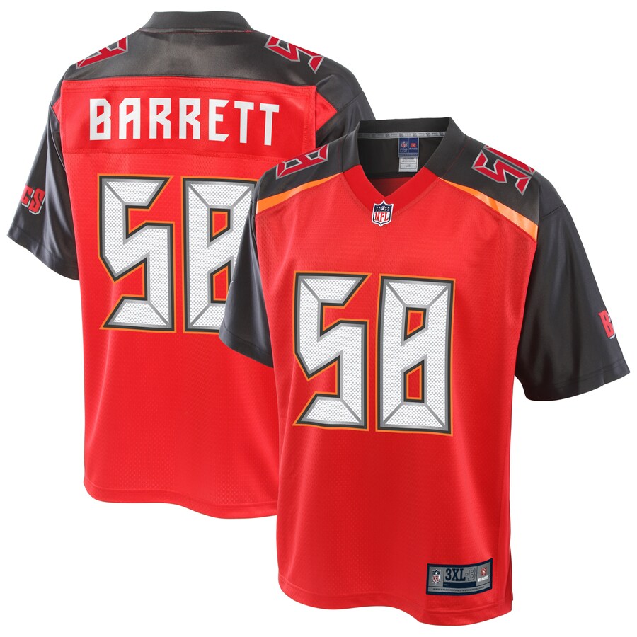 Tampa Bay Buccaneers Shaquil Barrett Pro Line Big & Tall Red Football Jersey product image