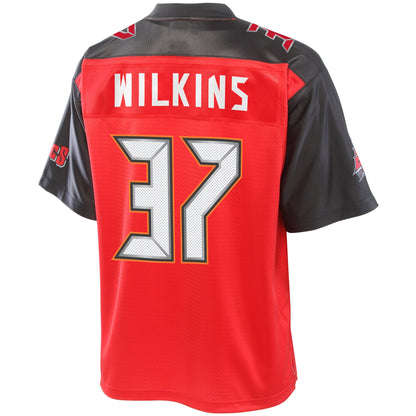 Tampa Bay Buccaneers Mazzi Wilkins Pro Line Big & Tall Red Football Jersey product image