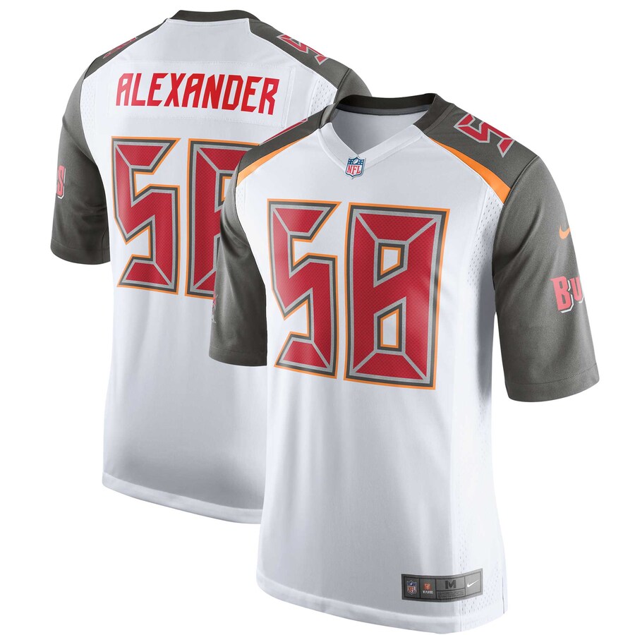 Tampa Bay Buccaneers Kwon Alexander 1902 Game White Football Jersey product image