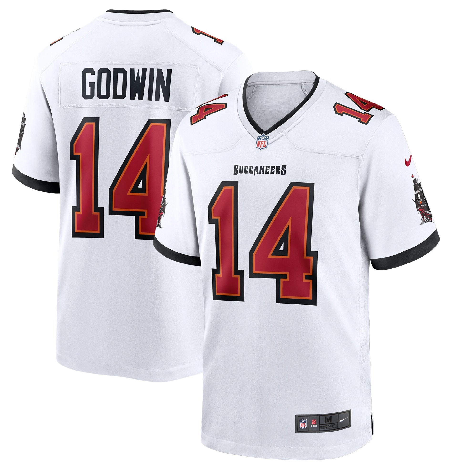 Tampa Bay Buccaneers Chris Godwin Game White Football Jersey product image