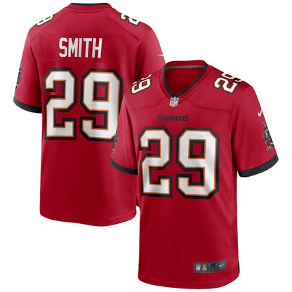 Tampa Bay Buccaneers Ryan Smith Game Red Football Jersey product image